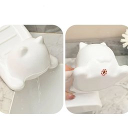 Saboneteira Porta Sabonete Gatinho Gato Banheiro Box Pia Mesa Bancada Lavabo Enfeite Divertido Decor - 3