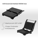 Ver imagem 3 de Kit Itatiaia Panela de Arroz 1,5 L Midi e Grill Essencial 1000 W Inox