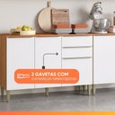 Ver imagem 7 de Armário de Cozinha Completa 9 Portas 2 Gavetas 100% MDF Reflecta Clara