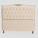 Ver imagem 2 de Cabeceira Greta 140cm Estofada Suede p/ Cama Box Casal Quarto