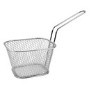 Ver imagem 1 de Cesto Inox Mini para Frituras e Porcoes Batata Frita Churros Frango Multiuso Mesa Decoracao Lanchone