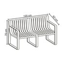 Ver imagem 3 de Conjunto 5 Peças Área Externa Bahamas 2 Poltronas 2 Mesas de Centro 1 Sofá 120cm em Fibra Natural