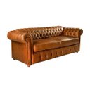 Ver imagem 2 de Sofá Chesterfield Capitone Luis Xv Vicenzo Couro Eco Caramelo 2m / Decoracao, Sala Tv Estar, Recepça