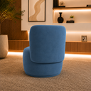 Ver imagem 3 de Poltrona Decorativa Bia Orgânica Suede Recepção Sala Estar Quarto