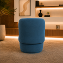 Ver imagem 4 de Poltrona Decorativa Bia Orgânica Suede Recepção Sala Estar Quarto