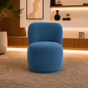 Ver imagem 2 de Poltrona Decorativa Bia Orgânica Suede Recepção Sala Estar Quarto