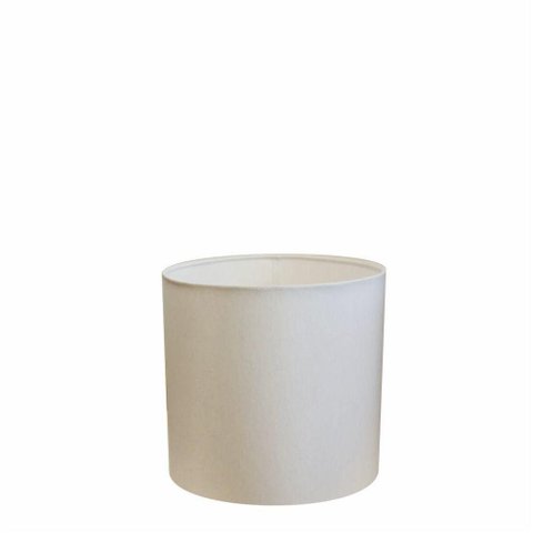 Cúpula Abajur e Luminária Cilíndrica Vivare Cp-7005 Ø18x18cm - Bocal Nacional Branco
