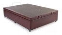 Ver imagem 2 de Cama Box Baú Viúva 128 - Tecido Sintético Marrom