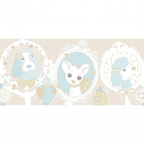 Faixa de Parede Favola 3283 Italy - Tam 5m X 26cm (c X A)