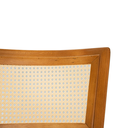 Ver mais imagens de Cadeira com Telinha Sextavada Assento Curvo Estofado Vicent