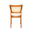 Ver imagem 5 de Cadeira com Telinha Sextavada Assento Curvo Estofado Vicent