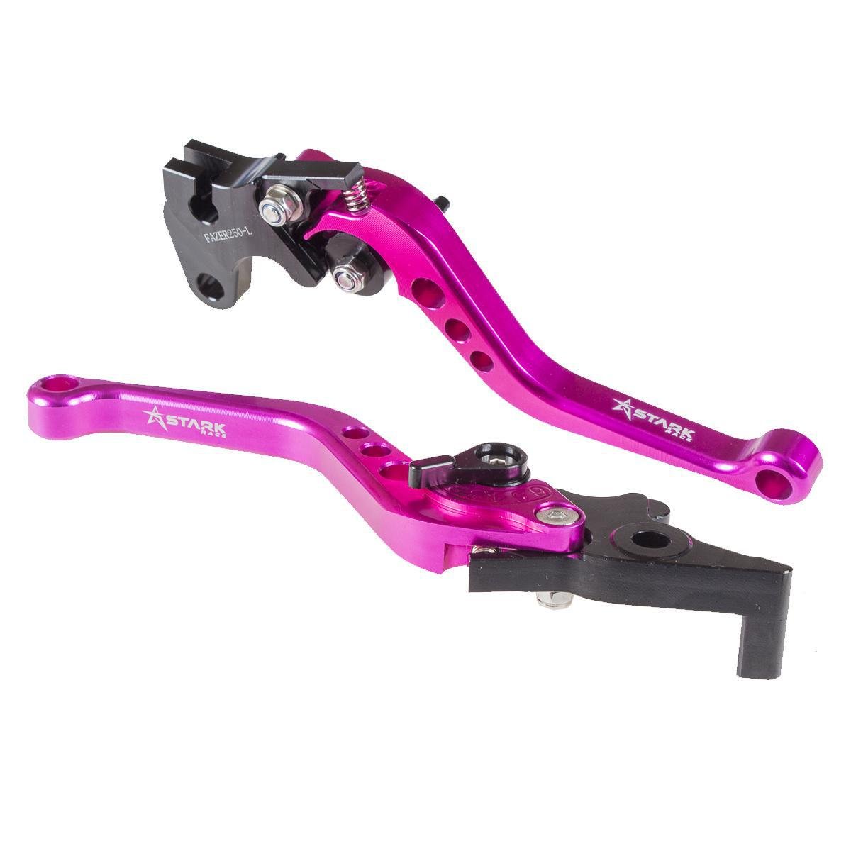Kit Rosa Guidão 22mm Manopla Jupiter Retrovisor Manete Dk - 2