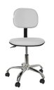 Ver imagem 2 de Cadeira Secretaria Giratoria Bolt CR - Couro Sintetico Corano - Branco