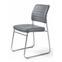 Ver imagem 4 de Cadeira Interlocutor Estofada River - Cor Cinza -48107
