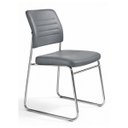Ver imagem 1 de Cadeira Interlocutor Estofada River - Cor Cinza -48107