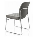 Ver imagem 5 de Cadeira Interlocutor Estofada River - Cor Cinza -48107