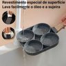 Frigideira Antiaderente 4 Em 1 Panela 4 Partes Ovo Bacon Hamburguer Panqueca Carne Nao Gruda Pedra M - 12
