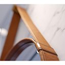 Ver imagem 4 de Espelho Decorativo para Sala de Estar Ambiente Aqua 60cm Marrom - Imcal