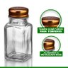 Porta Temperos Condimentos Rose Gold com 4 Peças 70 Ml - 3