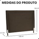 Ver imagem 6 de Cabeceira de Cama Box Estofada 140 Cm Casal Viviane Veludo