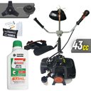 Ver imagem 2 de Máquina de Cortar Grama Á Gasolina Terra Grh430 43cc Roçadeira Profissional C/ Óleo Stihl