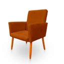 Ver imagem 6 de Kit 2 Poltronas Cadeira para Sala Confortável e Minimalista em Suede