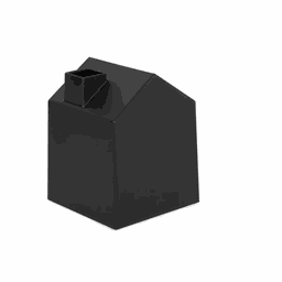 CASA - PORTA LENÇOS PRETO - 5