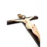 Crucifixo de parede 50 cm com Cristo em Resina - 4