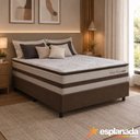 Ver imagem 2 de Colchão King Gazin Molas Ensacadas D26 Gazin Love Story 193x203x30 Bege