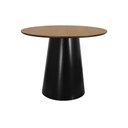 Ver imagem 1 de Mesa de Jantar Cone Base Preta - Ø90cm - Tampo Ø90cm Cinamomo