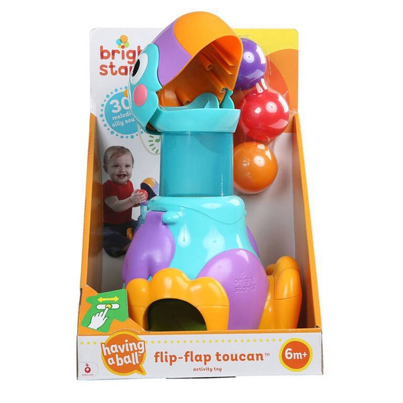 Brinquedo Bebe Flip Flap Tucano Encaixa Bola Bright Starts - 3