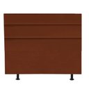 Ver imagem 2 de Cabeceira Estofada Argentina 195cm King Size para Cama Colchão Box Quarto Suede Terracota Telha -