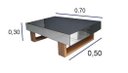 Ver imagem 3 de Mesa de Centro Espelhada Wood Mirror