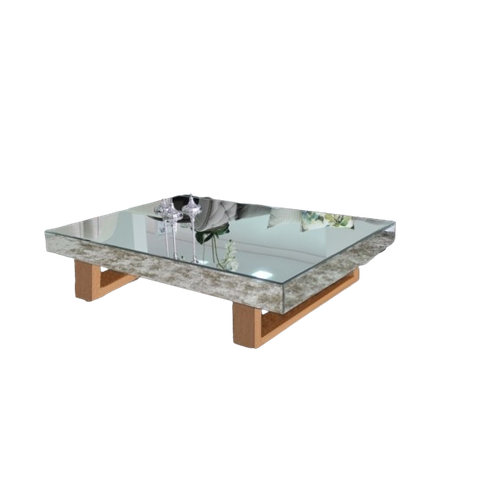 Mesa de Centro Espelhada Wood Mirror