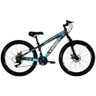Bicicleta Freeride Aro 26 Cambios Importados Preto Azul - 1