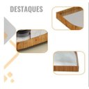 Ver imagem 5 de Bandeja Espelhada Orgânica Folha Laminado 50 x 30 Cinamomo