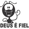 Adesivo Parede Frase Deus é Fiel 3 - 2