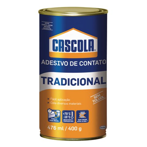 Cola Adesivo de Contato 400g Cascola Tradicional sem Toluol Henkel 01 unidade