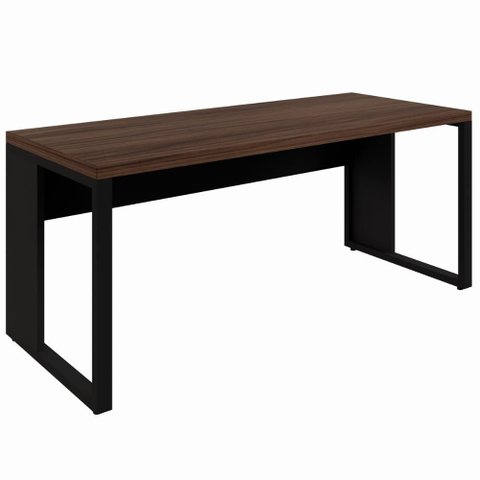 Mesa Retangular Pé Quadro 170x70cm Linha Start Málaga Preto