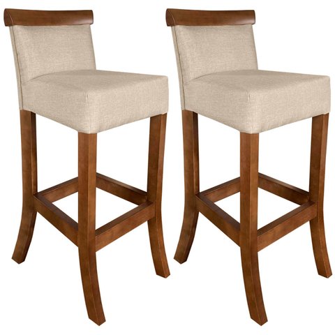 2 Cadeira Alta Bancada Banqueta Banco Alto Area Gourmet Luxo Banqueta Alta Creta