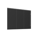 Ver imagem 2 de Persiana Horizontal 25mm Alumínio Crisdan Largura 1,60 X 1,30 Altura Preto