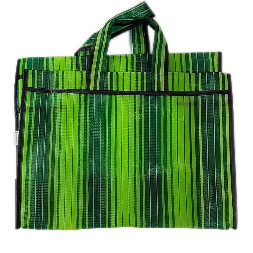 Sacola de Feira - Supermercado - Sacolas Retornáveis - Nylon - Grande - Panami - Verde - 3