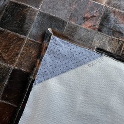 Tapete de couro marrom exótico escuro 2,50x3,00 c/b peça 10 - 3 Tapete de couro marrom exótico escuro 2,50x3,00 c/b peça 10 - 3