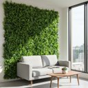 Ver imagem 1 de 24 Placas de Plantas Artificiais Samambaia Eucalipto 60x40 Jardim Vertical Interno Realista e Macio
