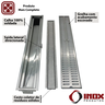 Ralo Inox Classic com Saída Lateral - Inox 304 - 150x20x08 Cm - 4