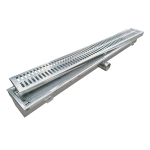 Ralo Inox Classic com Saída Lateral - Inox 304 - 150x20x08 Cm