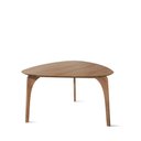 Ver imagem 1 de Mesa de Jantar Triangular para 6 Lugares Kaya 137 Cm - Natural