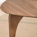 Ver imagem 4 de Mesa de Jantar Triangular para 6 Lugares Kaya 137 Cm - Natural