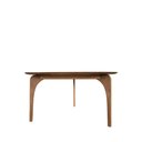 Ver imagem 3 de Mesa de Jantar Triangular para 6 Lugares Kaya 137 Cm - Natural