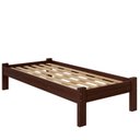 Ver imagem 1 de Cama Solteiro Turca New Madeira Maciça Cor Castanho